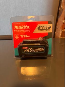 Makita XGT 40v 2.5amp Battery