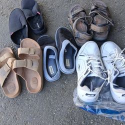 Men's shoes. Size 11?  Bag of shoe s.   Free