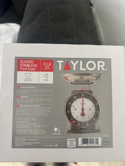 Taylor Classic Stainless Steel Food Scale 5 cup Capacity 11lbs Model (contact info removed)