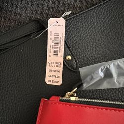 NEW Victoria’s Secret Limited Edition Black Fringe Tote Canvas W/ Trim Handbag