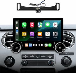 Car Stereo Radio 2004-2008 Ford F150, F250/F350/F450 (2008-2016), Wireless CarPlay Android Auto, 11.5” Touch Screen Head Units, Backup Camera