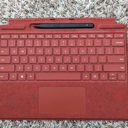 Microsoft Surface Pro Signature Keyboard with Slim Pen 2 - Red 