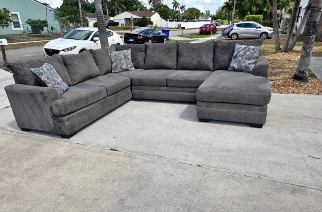 Gray Sectional Couch