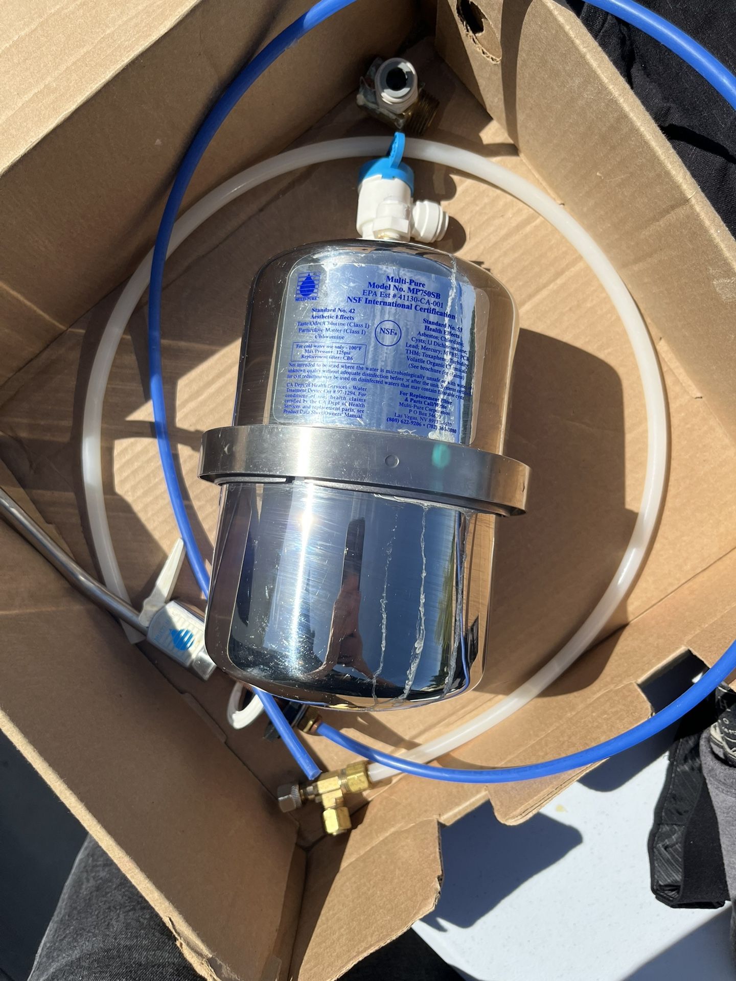 Multipure water filter