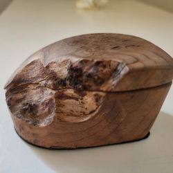 Vintage Natural Form Wood Box