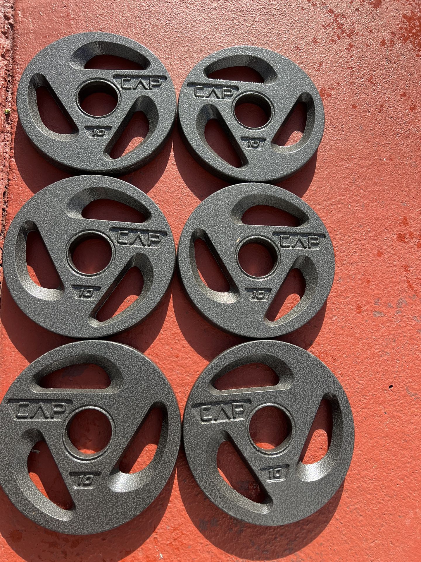 Olympic 2 Inches Gym Plates 10.lbs X 6
