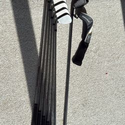 Callaway Mavrik 5h, 6-approach Wedge.