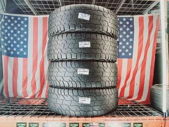 ✅ 4 USED TIRES 285/70R17 COOPER DISCOVERER AT3 XLT ALL TERRAIN 2857017