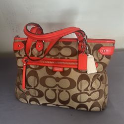Coach Dsy OTL sig em Orange tote