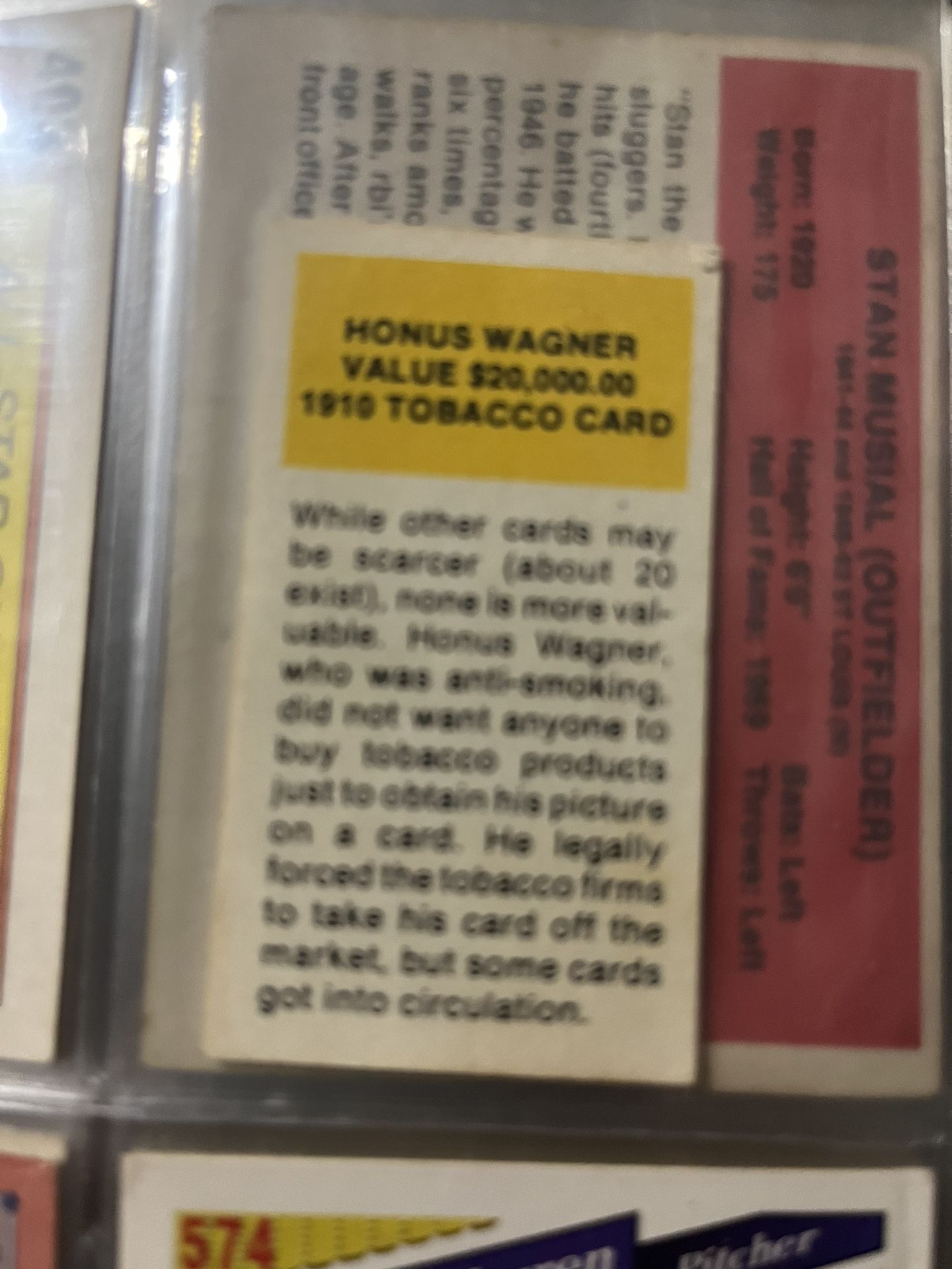 1910 Honus Wagner Tobacco Card for Sale in Lithia, FL