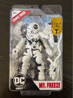 Batman: Fighting the Frozen Page Punchers Mr. Freeze 7" Figure with Comic