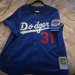 Dodgers Piazza Jersey Xl Like New