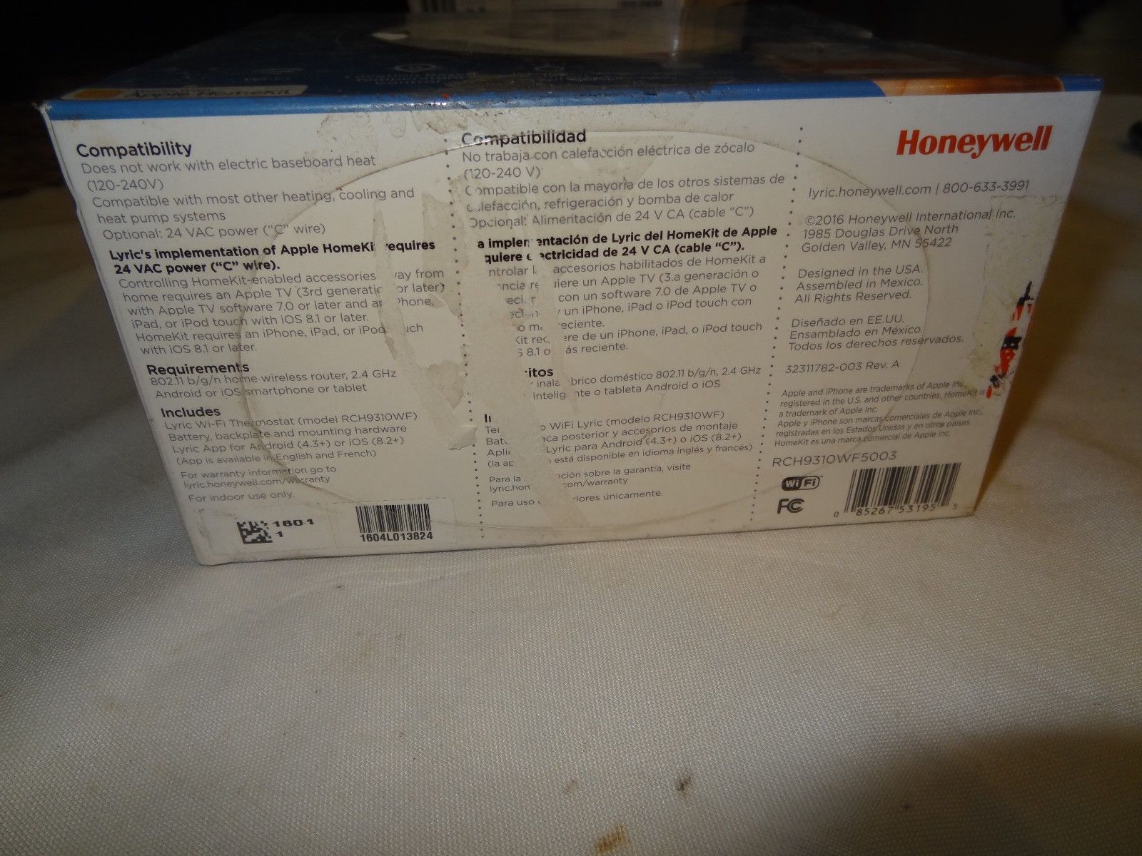 Honeywell Home Lyric Round Wi Fi Thermostat (Wi Fi)