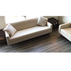 DESIGN WITHIN REACH Bantam Sofa With Chair 
