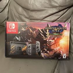 Nintendo Switch Monster Hunter Edition New 