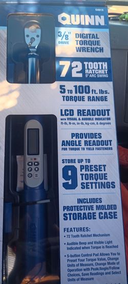 Quinn digital torque wrench
