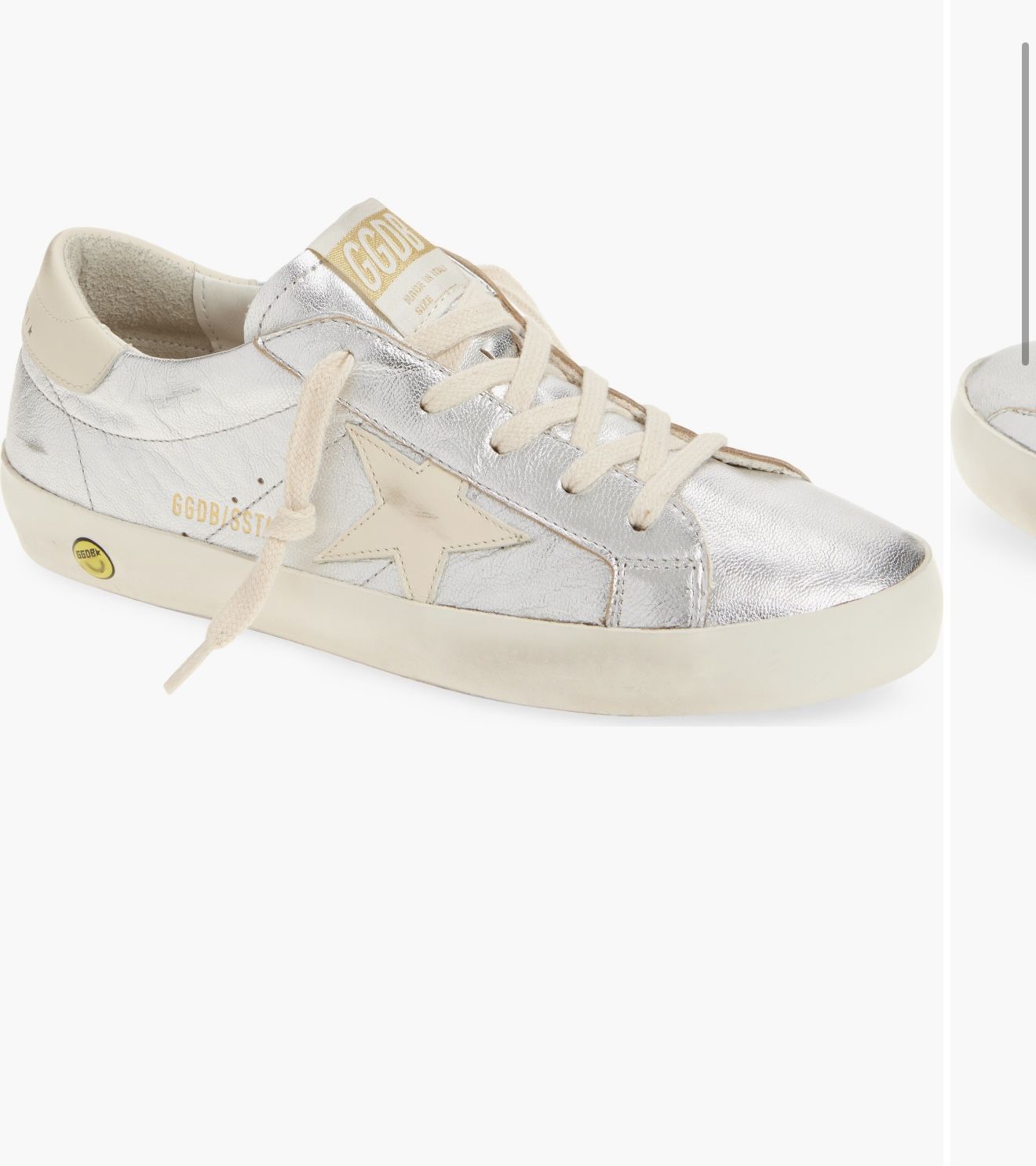 Kids Golden Goose Super-Star Sneakers Size US 3 1/2 EU 35 Retail $250