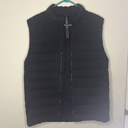 Lululemon Down Vest Men’s Medium Black Full Zip Lightweight Puffer
