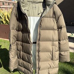 Prana Emerald Valley Hooded Down Puffer Jacket Women’s Sm. Water Resistant