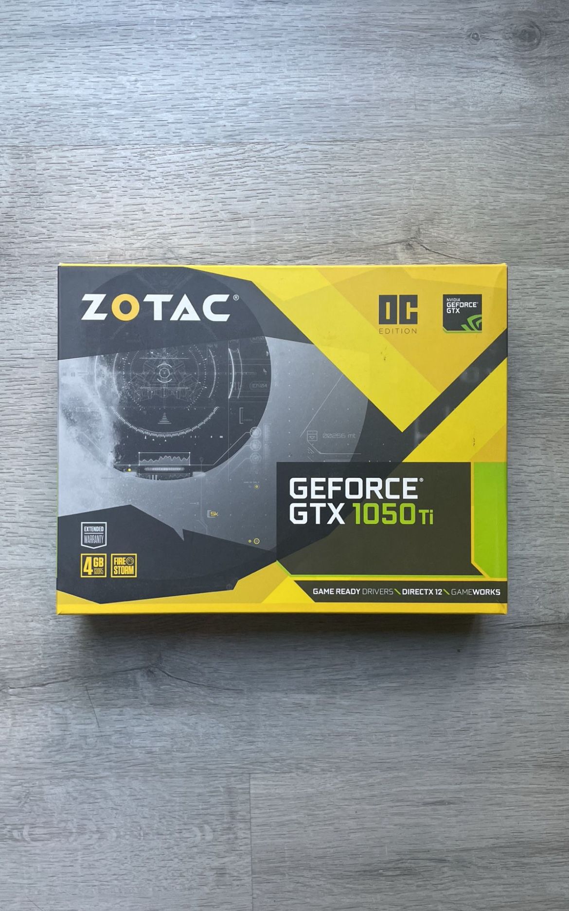 📦 ZOTAC Nvidia GeForce GTX 1050  Ti - OC Edition 4GB 