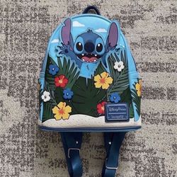 Disney Parks Stitch Hide-And-Seek Loungefly Mini Backpack in excellent condition