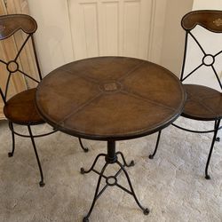 Bistro Table Set with 2 Chairs