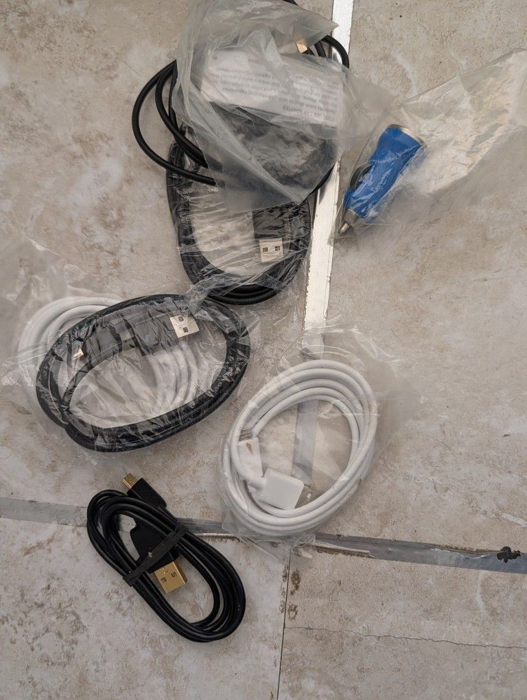 Lots Of Android Charging Cables..FREE
