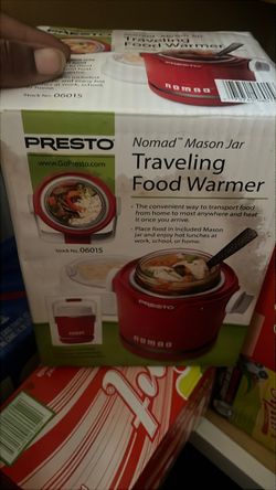 Presto Nomad Mason Jar Traveling Food Warmer