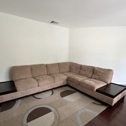 Microfiber Couch. Lightly Used. 