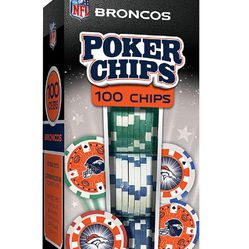 NFL Denver Broncos Poker Chips (100)