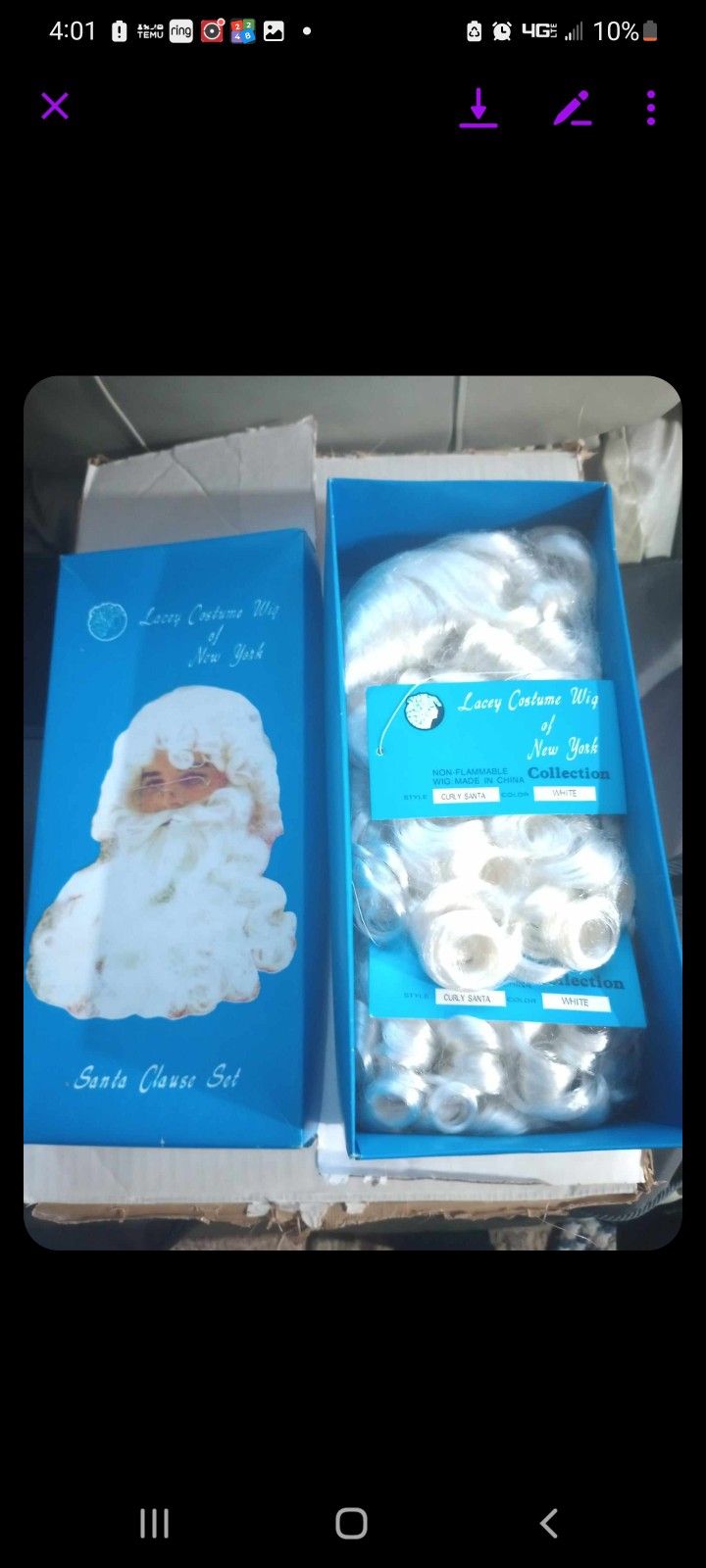 Santa Wigs And Beards