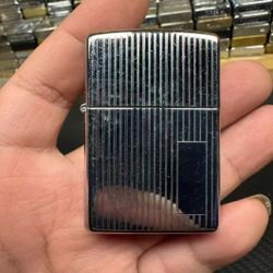 2000 F-Month Zippo Plus Vertical Stripe Signature