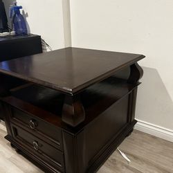 Wooden End Table