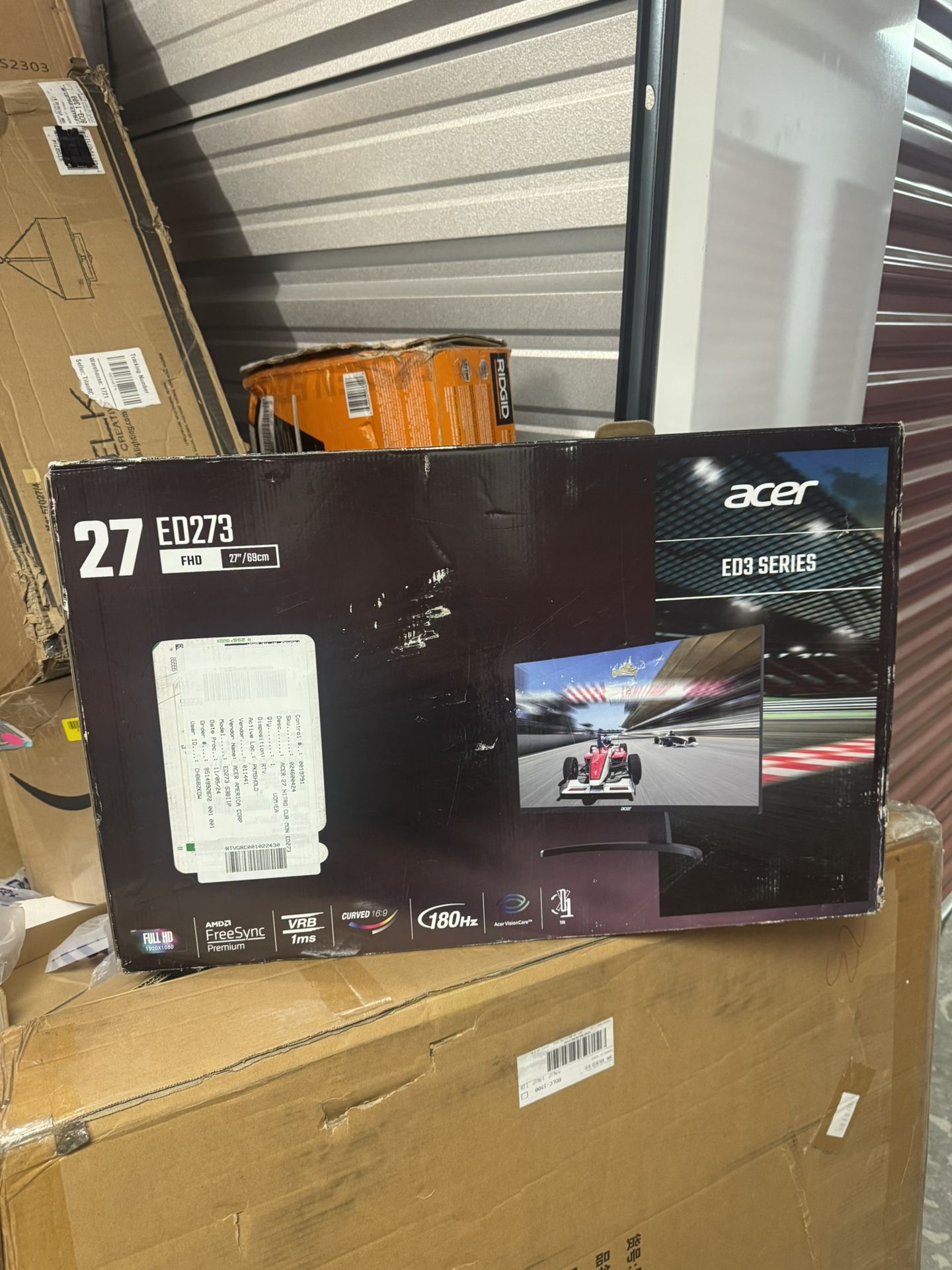 Acer 27 Inch Curved Monitor