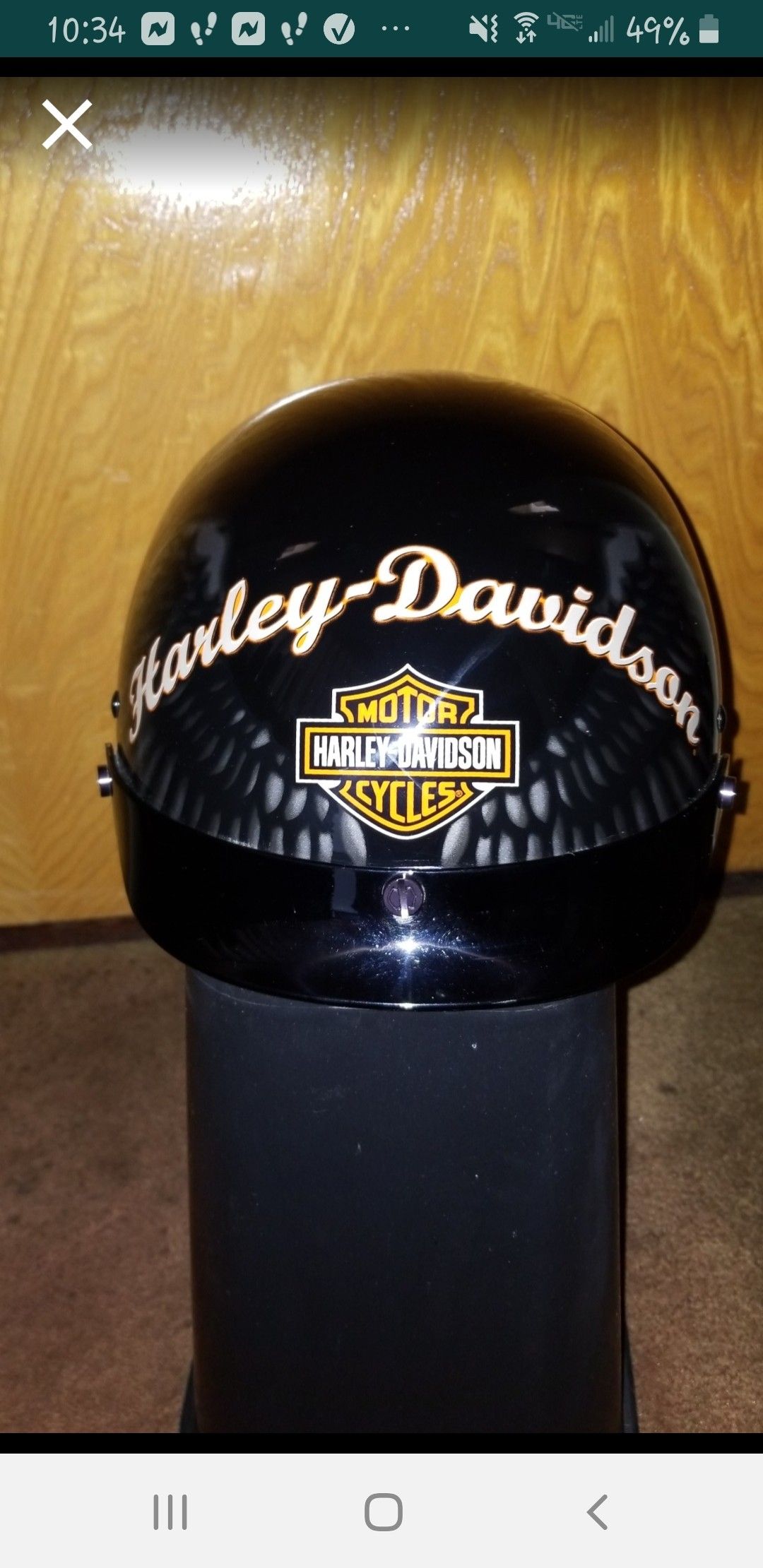 Motorcycle Helmet. Ladies, with removable visor. Size: XL.