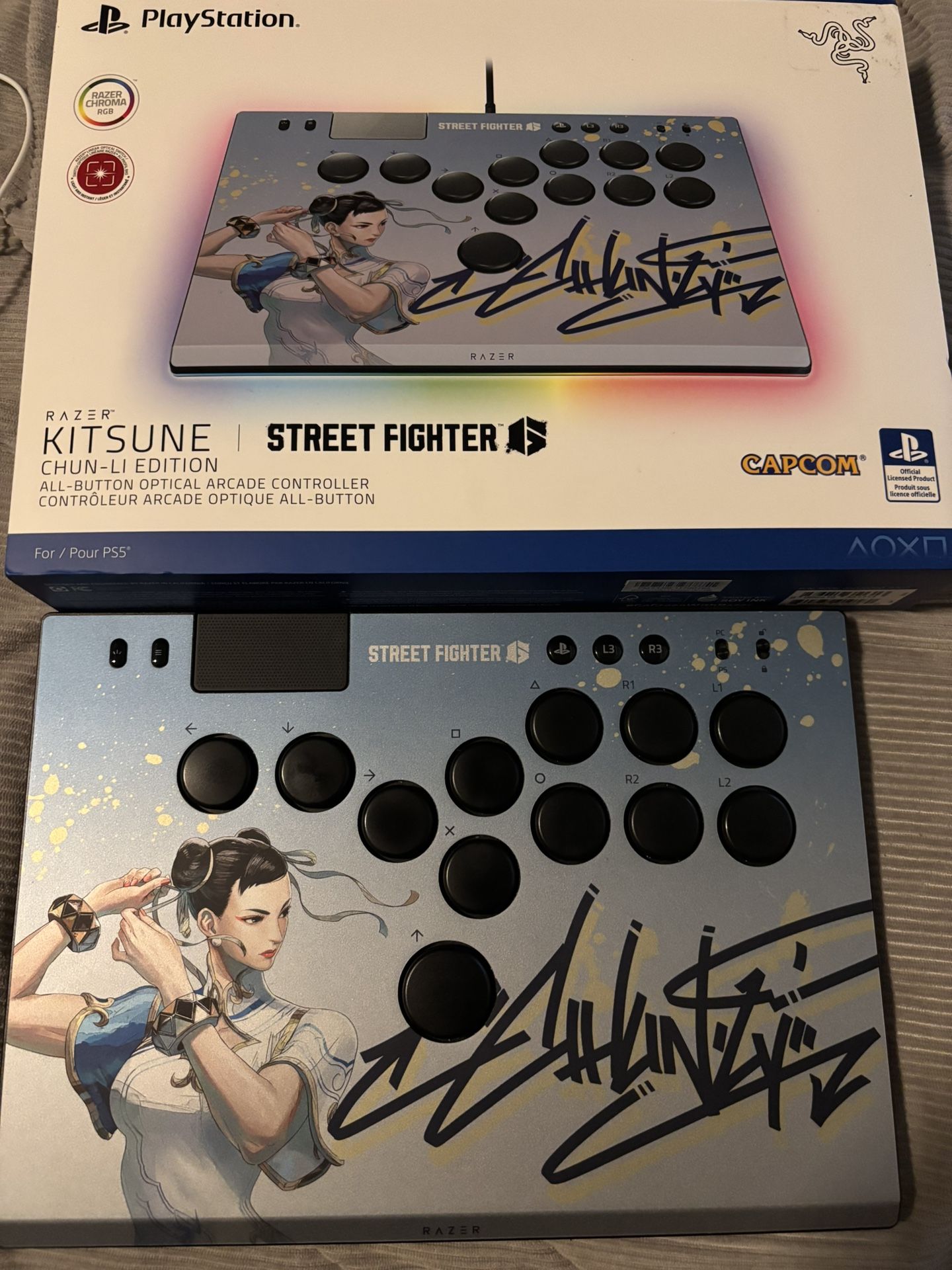 Razer Kitsune Arcade Stick Street Fighter 6 edition