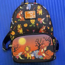 Loungefly Disney Winnie the Pooh Halloween Glow in the Dark Mini Backpack - NWT  
