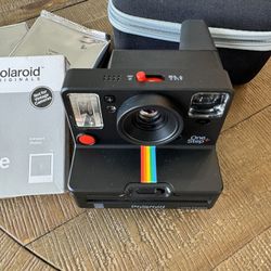 Polaroid Camera With Case And Film