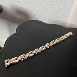 Real Sterling Silver 92.5  Men’s Bracelet 