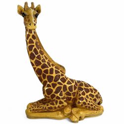 Vtg 1970’s Marwal Chalkware Giraffe Sculpture Hand Painted Mid Century 