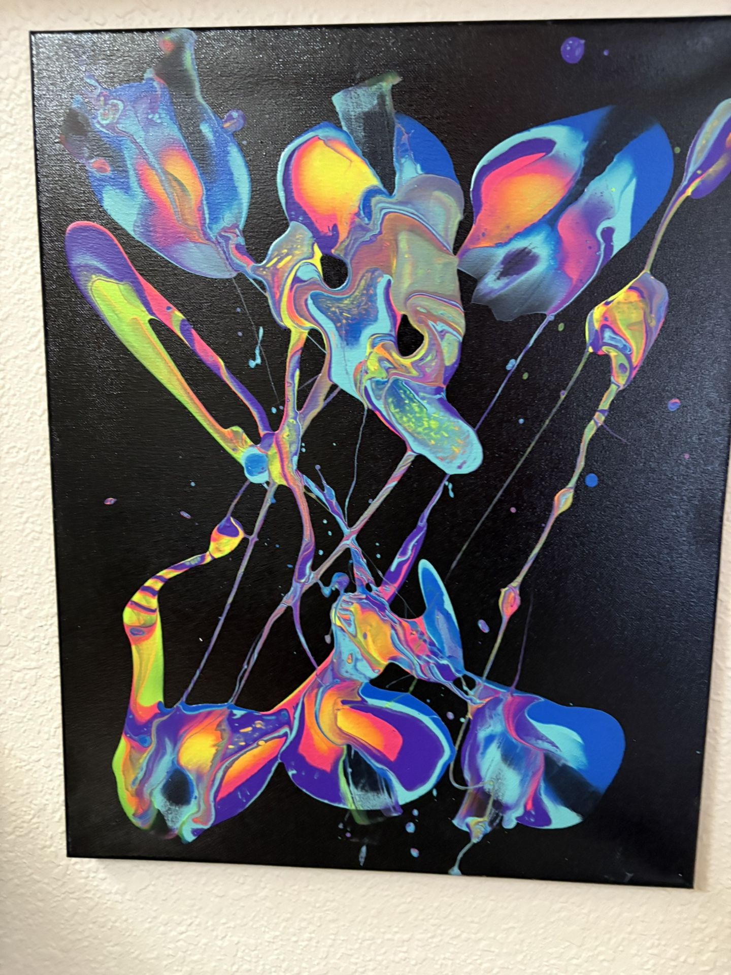 Large Acrylic Pour Painting