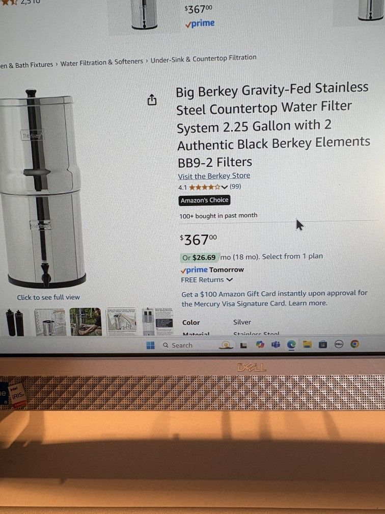Berkeley Water Filter