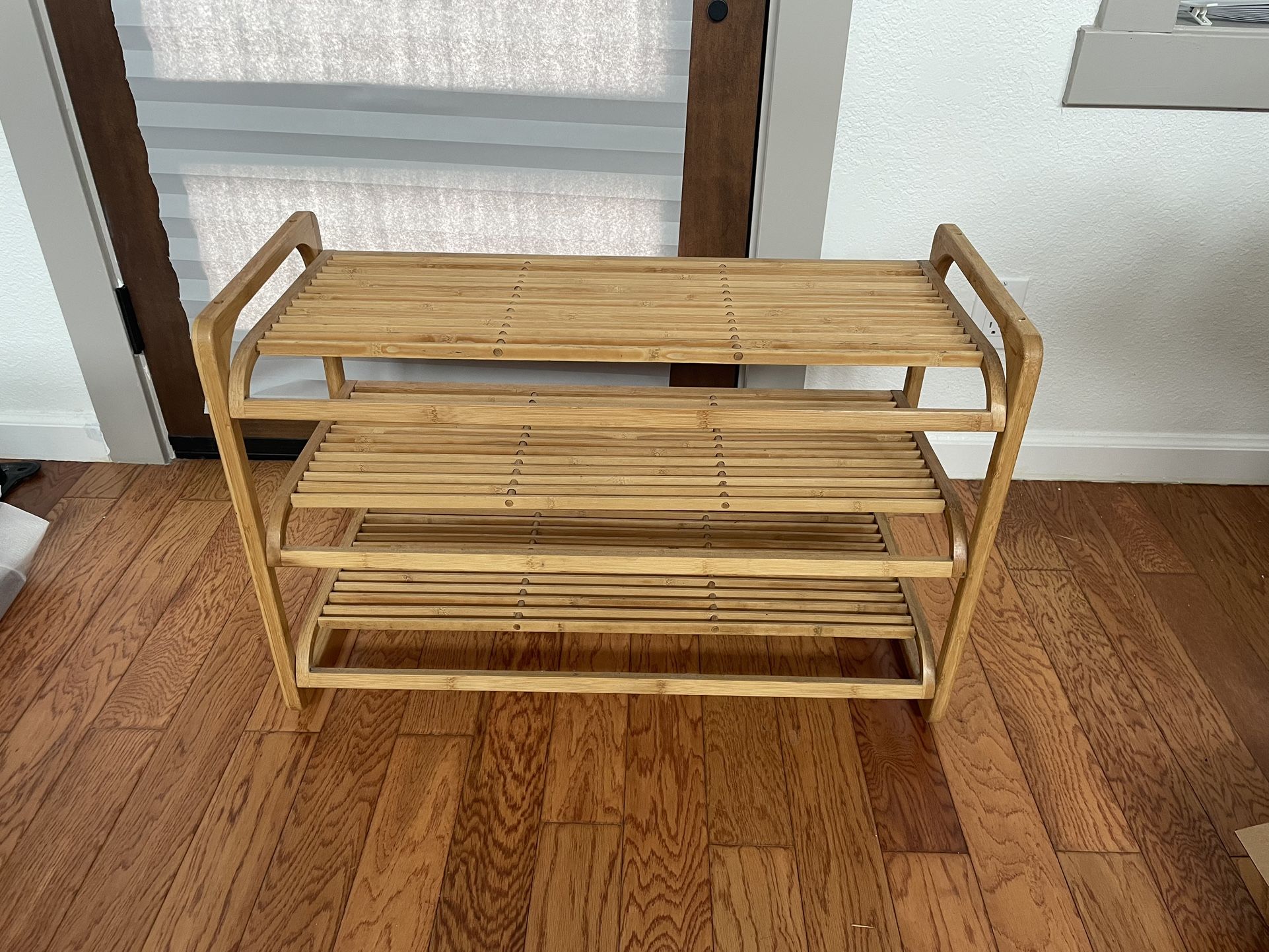 Wood Shoe Rack
