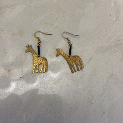 African Earrings Giraffes