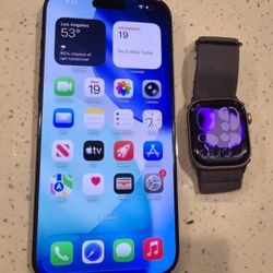 iPhone 16 Pro Max and Apple Watch 10