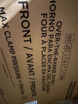 GE 1.6 cu ft Over the Range