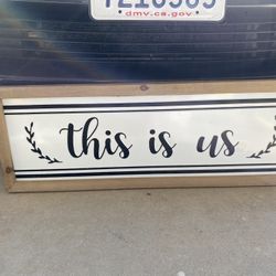This Is US Wall Decor