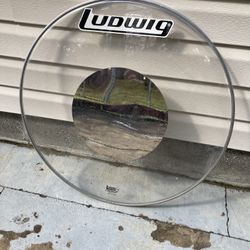 Vintage Ludwig 28” Striders Silver Dot Bass Drum Head. Pickup in Virginia Beach
