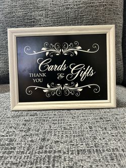 Wedding Signs Cards And Gifts Sign Self Standing
