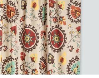 World Market 96” Suzani Window Curtains